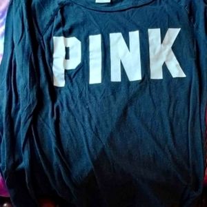 Victoria Secret Black Lobg Sleeve Shirt